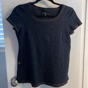 NWOT Adorable blue 7 for all mankind top. Medium.